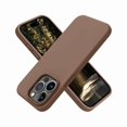 thumbnail image 1 of Chenchen for iPhone 15 Pro Max Case [Compatible with MagSafe] Full-Body Silicone Shockproof Slim Thin Phone Case for iPhone 15 Pro Max 6.7 inch (Light Brown), 1 of 1