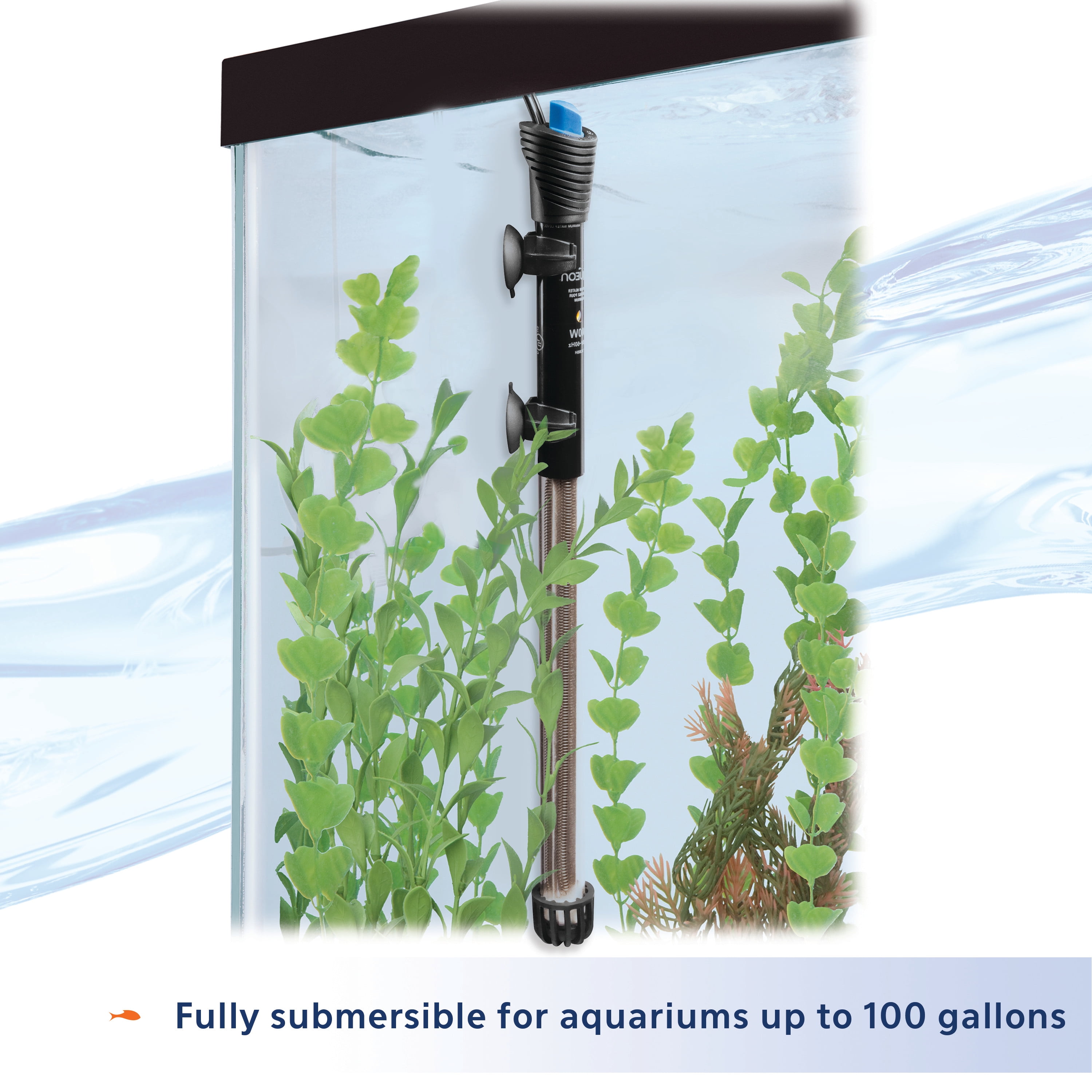 Aqueon submersible 2024 aquarium heater 100w