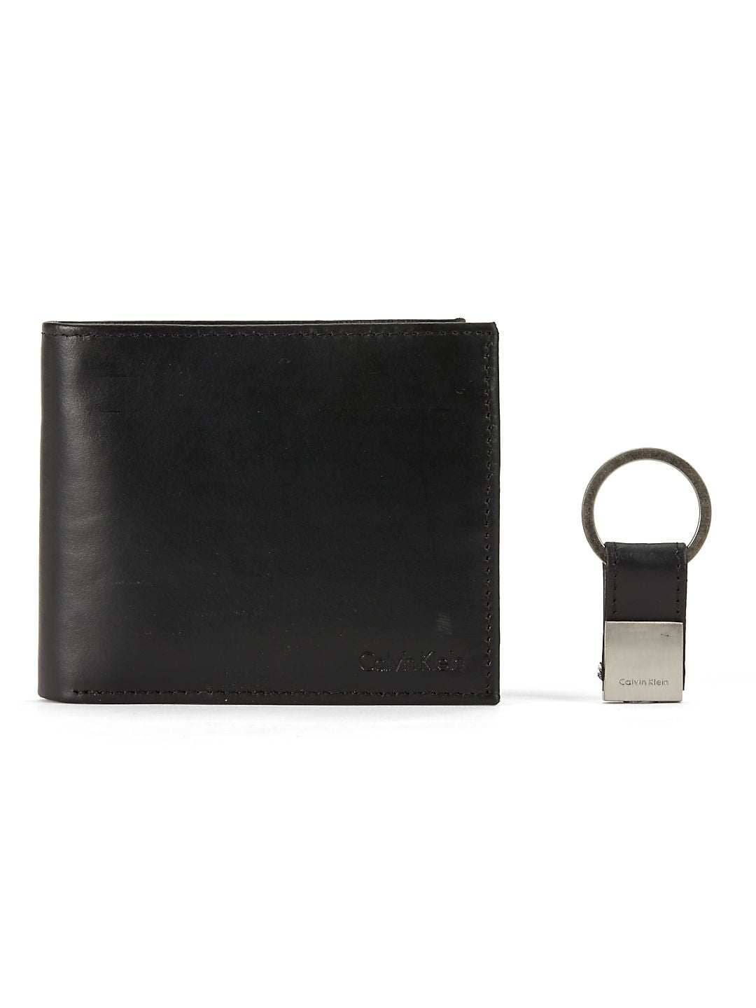 Men's Guess Leather Credit Card Id Billfold Wallet Bifold 31gu22x018 Black 