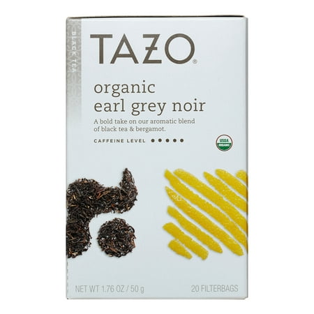 Tazo ® Earl Organic Gris Noir Thé Noir Thé Sacs 20 ct. Boîte