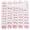 White/ Red Letter, variant on 1-100 Number Tags Plastic Numbered Marking Identification Hang Tags Luggage Labels ID Tag with Rings for Organized Coded Key Box Cabinet Plant Coding Tag (Black)