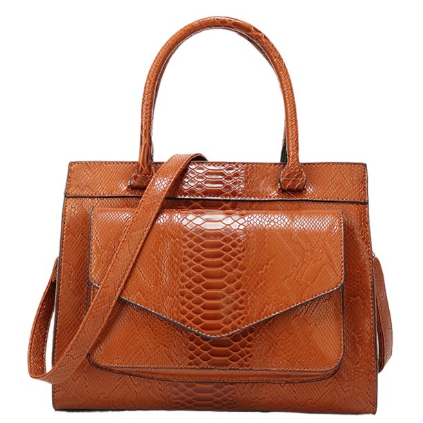 Bolso Con Bolso Kelly Europeo Y Americano Bolso Cruzado Cuero Encerado Con Un Hombro para Mujer (marrón) Marrón