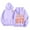 Purple, variant on Tiijoy Toddler Girl's Hoodie Letter Print Cute Long Sleeve Hooded Sweatshirt, Sizes 2-3T