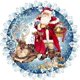 thumbnail image 1 of HOMFUN-pintura de diamantes 5D Diy "paisaje de Santa Claus", bordado de resina, punto de cruz hecho a mano, regalo, 1 of 4