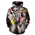 thumbnail image 1 of Men's Skull Pattern 3D Print Fashion Design Hoodies Sweatshirt, 1 of 14