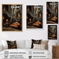 thumbnail image 4 of Designart "Refuge Rich Castles Royal wall art II" Cityscapes Floater Framed Wall Decor, 4 of 7