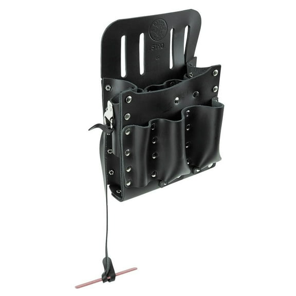 Klein Tools Tool Pouch, Leather, Brown, 5190