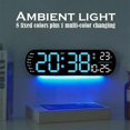thumbnail image 2 of Sakerplus Multi Functional LED Display Clock, Digital Wall Clock, 2 of 5