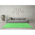 thumbnail image 3 of Ahgly Company Indoor Rectangle Abstract Emerald Green Modern Area Rugs, 6' x 9', 3 of 4