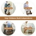 thumbnail image 7 of StrongTek Bamboo Two-Step Stool, Anti-Slip Bottom, Heavy-Duty Wooden Step Stairs, 350 lbs Capacity, 7 of 7