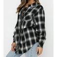 thumbnail image 1 of Blusas De Moda, Camisas A Cuadros Para Mujer, Cómodas, Respetuosas Con La Piel, De Un Solo Pecho Para Citas Para El Club ANGGREK No, 1 of 6