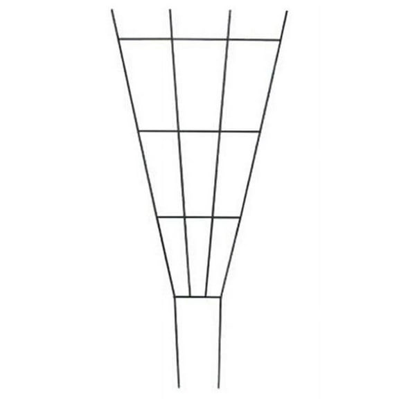 89635 36 H x 15 W in. Green Fan Style Pot Trellis