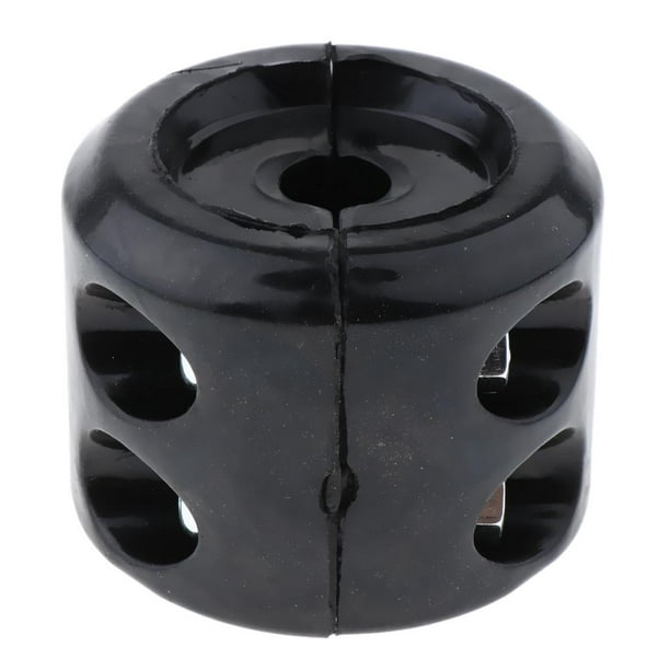 ATV Winch Cable Stopper Rubber Cushion + Screws Black Durable 