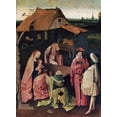 thumbnail image 2 of Bosch, Hieronymus 19x24 Gold Ornate Wood Framed with Double Matting Museum Art Print Titled - Epiphany, 2 of 4