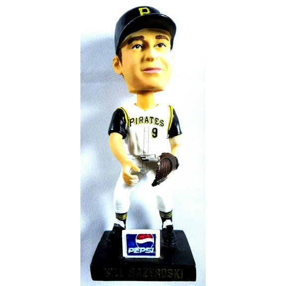 Bill Mazeroski Signed Autographed Bobblehead Pirates Pepsi 2006 JSA AW92789