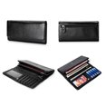 thumbnail image 2 of TAZAG pebbled first-layer cowhide women's wallet, fashionable and casual genuine leather long wallet, 2 of 7