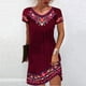 thumbnail image 2 of Vestidos Para Mujer Vestidos Casuales de Moda Cómodo Étnico Manga Corta Cuello Redondo Vestido Estampado Odeerbi  ODB167442, 2 of 8