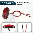 thumbnail image 4 of Unique Bargains Lumières de Remorque LED Universelles pour Camion 24V Plastique Étanche Marqueurs Rouges 2 Pcs, 4 of 8