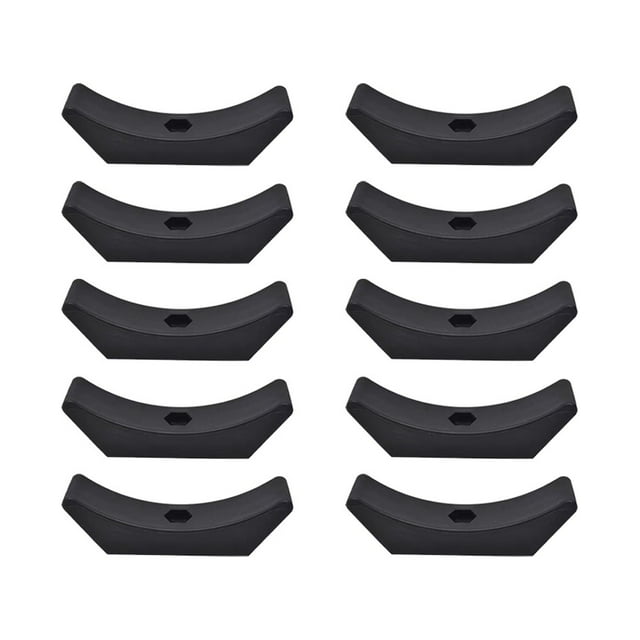 Mosiee 10Pcs Dumbbell Saddle Rack Rubber Dumbbell Holder Dumbbell Stand