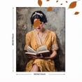 thumbnail image 3 of Qisvanset Vintage Woman Reading Book Canvas Print 15.75x11.81 Inches, 3 of 8