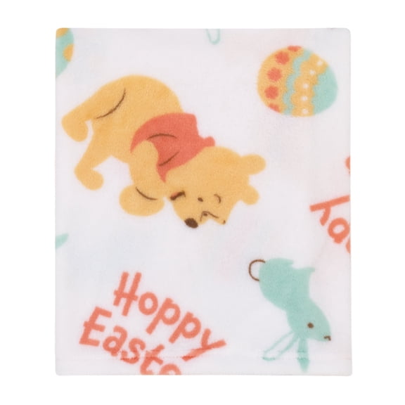 Disney Winnie the Pooh Hoppy Easter Plush Baby Blanket