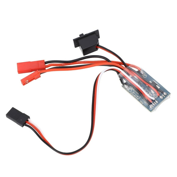 35A Brushed Speed Controller, 35A Brushed ESC 5V/1A 45A Current Bidirectional for 130 180 260 280 380 Motor for 1/16 1/18 1/24 RC Cars Boats