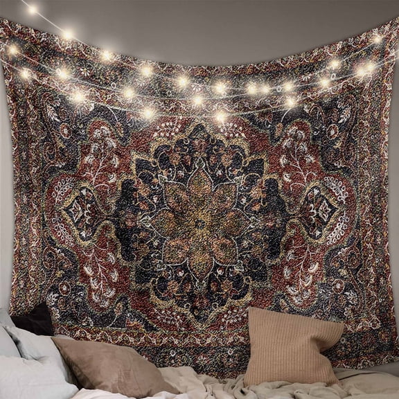 Retro Boho Tapestry for Bedroom Wall Hanging Tapestry, Modern Geometric Abstract Art Aesthetics Ceiling Backdrop Tapestries Poster Blanket Wall Decor for Teens Room Living Room Dorm 51" x 59"