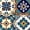 Color 1, variant on Mexican Talavera Peel and Stick Wallpaper Colorful Floral Geometric Tile Mediterranean Wall Mural 23.6in x 9.8ft Self Adhesive Removable Wall Paper Renter Friendly Wallpaper for Bedroom