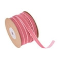 thumbnail image 3 of Cinta de terciopelo Macarena Rollo de cinta de floristería de 20 yardas 10 mm Rosa, 3 of 8