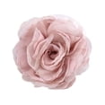 thumbnail image 1 of Broche de flores de tela para mujer, elegante broche de flores para el pelo para traje de ceremonia. Rosa, 1 of 9