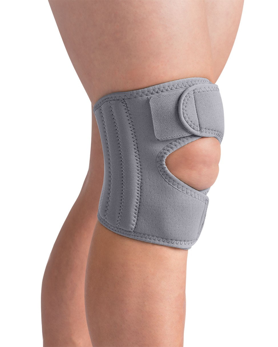 Swede-O Thermal Vent Adjustable Knee Stabilizer Brace - Gray, Small/Medium