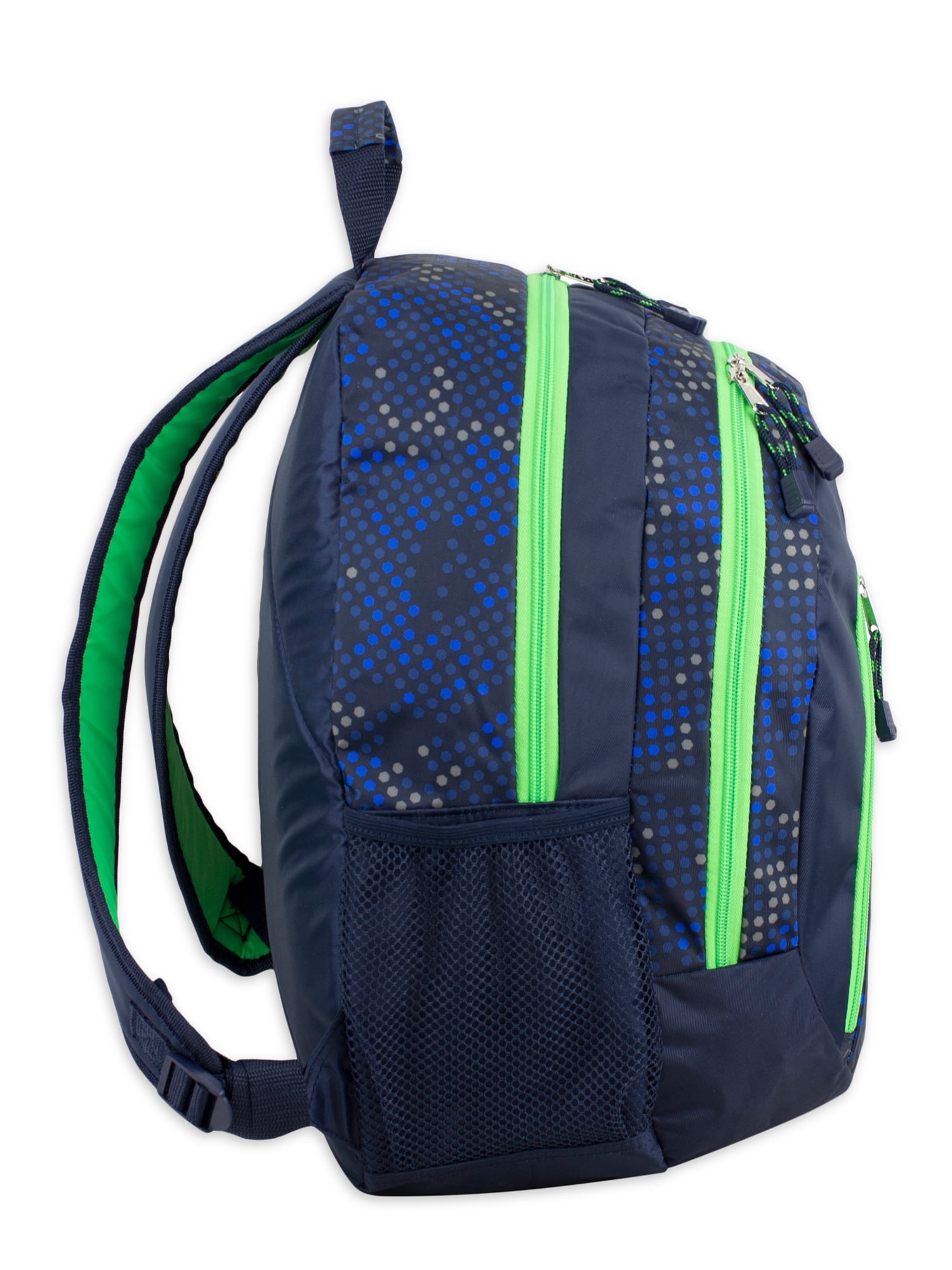 Fuel Unisex Men's and Women's Action 18" Laptop Backpack, Blue Digital Dots