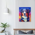 thumbnail image 3 of ONETECH Watercolor Dog Wall Art Prints, Funny Dog Canvas Wall Art, Cute Rottweiler Labrador Pug Art Posters, Cute Puppy Art Painting for Pet Lovers Kid Bedroom Pet Room Decor., 3 of 4
