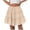 Beige, variant on Mini Skirts for Women,2026 New Model Women's Skirts,Women's Summer Boho Floral Print Mini Skirt High Waist Drawstring Tiered Skirts Black,XL