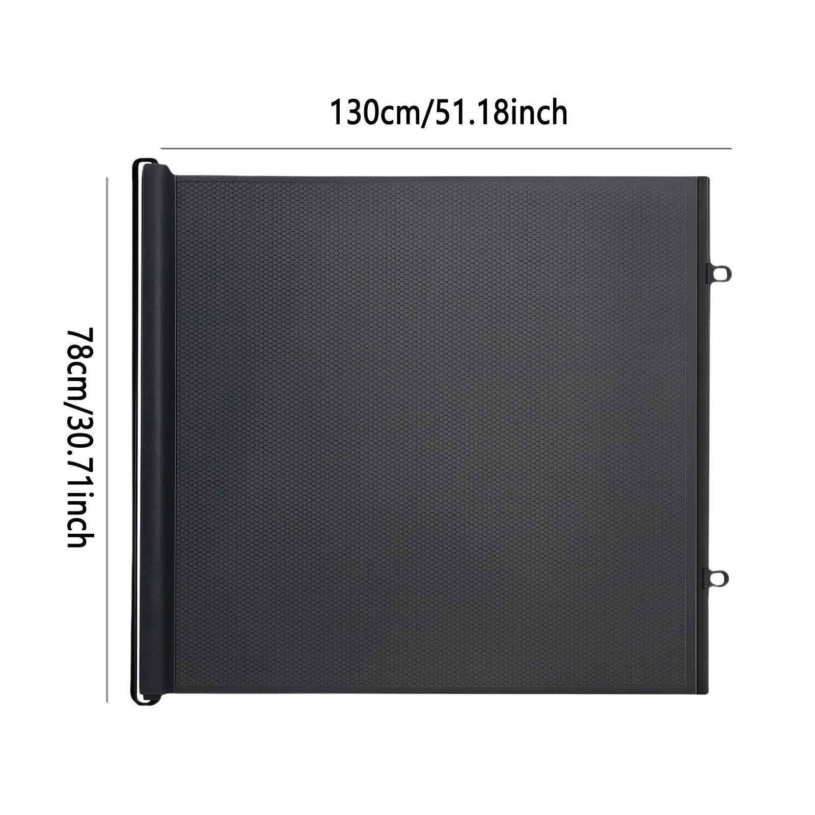 Retractable Pet Barrier Gate, No-Drill Expandable Dog & Cat Gate, Mesh Safety Gate for Doorways, Hallways, Stairs & Living Room