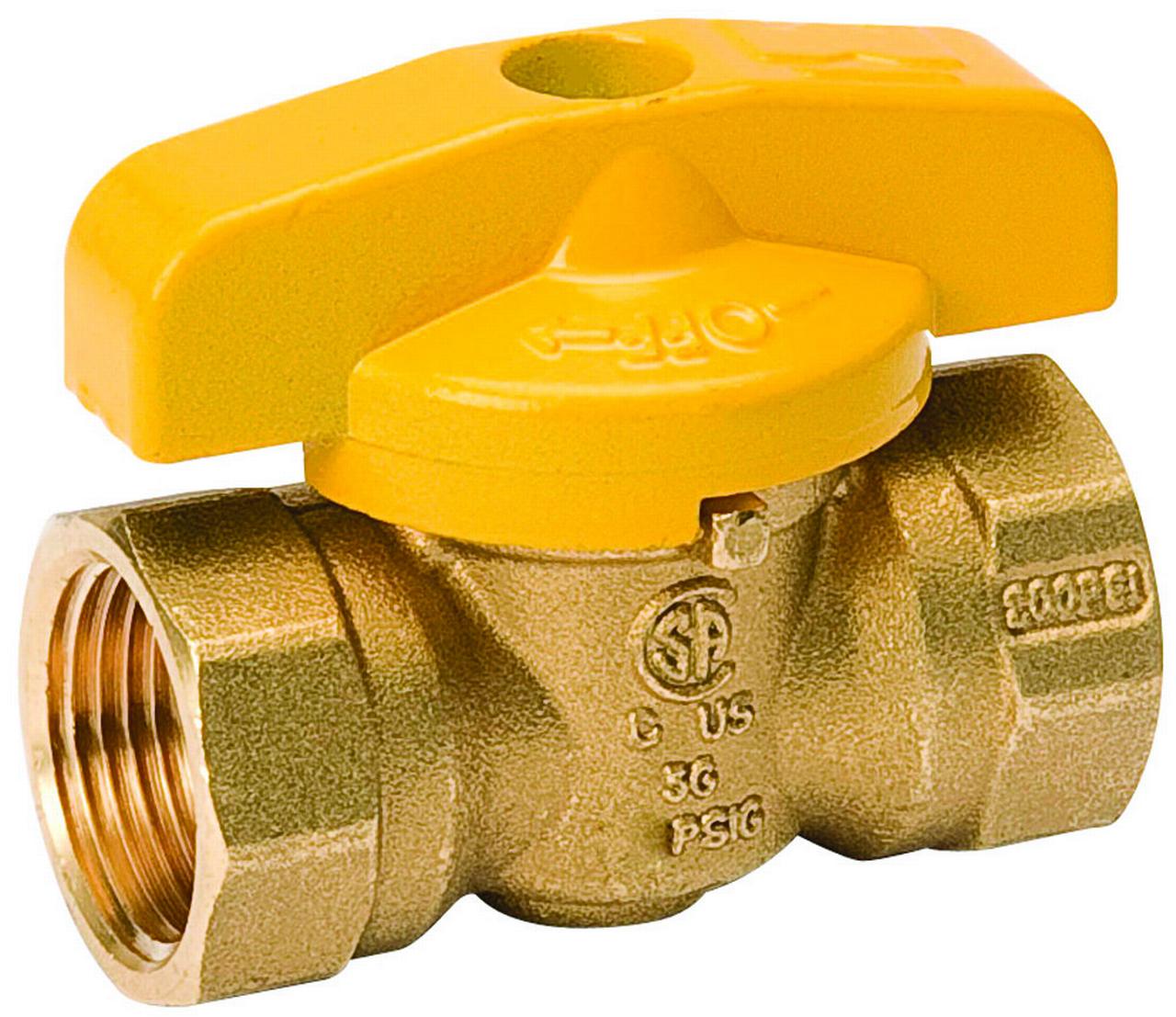 New B&K Mueller 210523RP Proline Series Gas Ball Valve, 1/2 in
