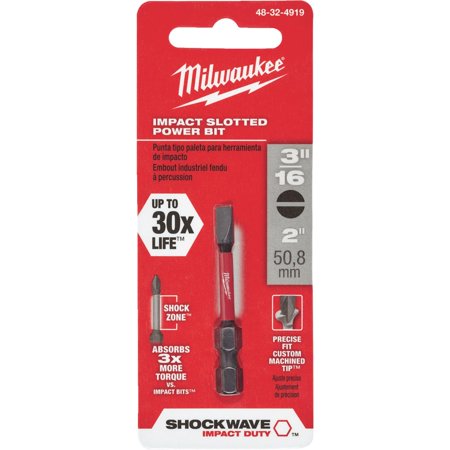 UPC: 0045242302567 | Milwaukee 48-32-4919 2  Sl 3/16  Power Bit