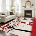 thumbnail image 3 of Happy Valentine's Washable Area Rug 5 x 7 ft Day Gnomes Linen Texture, Soft Non Slip Rugs Stain Repellent Indoor Felt Carpet for Living Dining Room Bedroom Home Office, 3 of 9