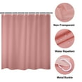 thumbnail image 3 of PEVA Shower Curtain Liner 72” x 72” 10G Extra Heavy Duty Thickness, Waterproof Shower Curtain Liner for Bathroom, 3 of 7