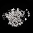 thumbnail image 3 of 100 Unids Magideal Corazón Metal Cuff Extensiones de Cabello Decoraciones Dreadlocks Beads Silver, 3 of 6