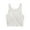 White, variant on Girls Training Bras,Camisoles Bralette Bras with Shelf Bra for Girls,Cropped Camisole for Tweens 9-14 Years Wirefree Comfortable Built in Bra Top Breathable Soft Stretch Top
