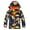Navy Blue, variant on Happy Cherry Kids Rain Jackets Lightweight Hooded Boys Waterproof Raincoat Girls Fleece Lined Windbreakers Windproof for Outdoor Cycle Hiking 3-4 Years Blue
