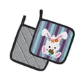 thumbnail image 2 of Caroline's Treasures Bunny Rabbit Pair of Pot Holders, 2 of 2