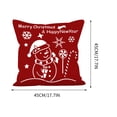 thumbnail image 3 of Fundas de Almohada de Navidad Funda de Almohada Super Suave de Navidad, Funda de Almohada de Sofá Impresa de Santa Claus, Funda de Cojín de Decoración de Estudio de Santa Claus, 3 of 4