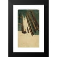 thumbnail image 2 of Thomas Fearnley 10x14 Black Modern Framed Museum Art Print Titled - Logs at the Beach, 2 of 5