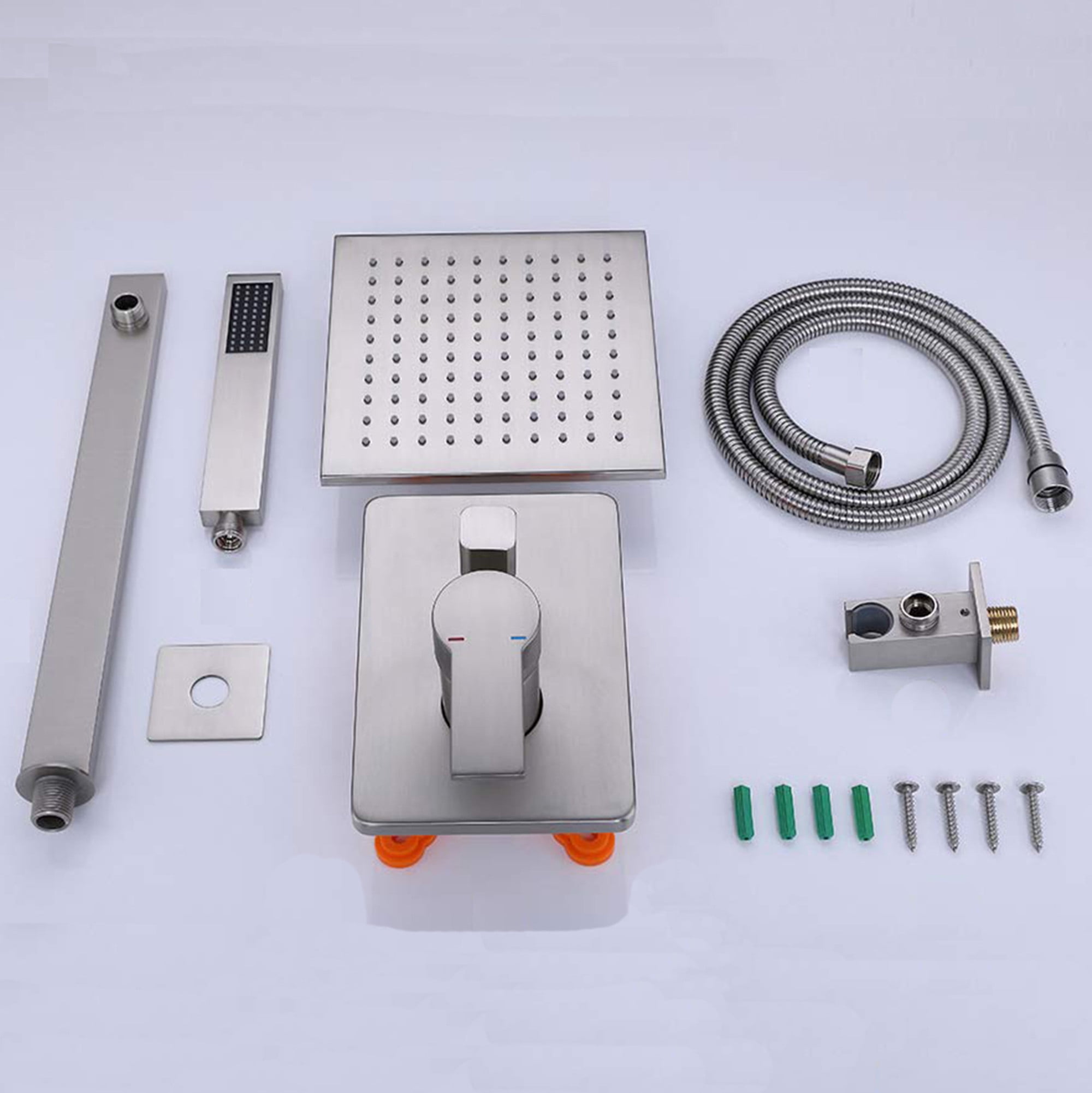 Wall Mount Shower Faucet Set Contain Pressure Balance Shower Valve Kit  RB0977