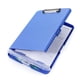 thumbnail image 1 of Portapapeles A4 con compartimento de almacenamiento, paquete de 2 portapapeles de plástico con estante, portapapeles liviano, almohadilla de escritorio portátil con bolsa para la escuela,, 1 of 5
