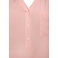 thumbnail image 5 of LASCANA Women's Front Pocket Blouse Shirt Buttons, 5 of 5