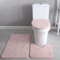 thumbnail image 5 of Alfombrilla de baño de 3 uds., tapa de tapa de inodoro, alfombra en forma de U, alfombra antideslizante suave para suelo, alfombrilla absorbente de agua para puerta, alfombra para baño, alfombra, fund yeacher estándar, 5 of 5