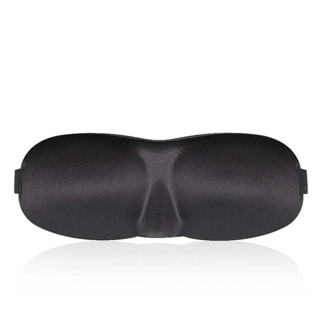 Máscara para dormir 3D Aviation, transpirable, con sombra de ojos, negra